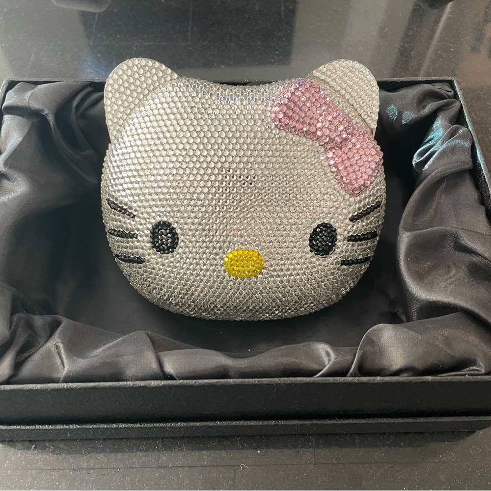 Hello Kitty Rhinestone Crystal Purse Clutch
